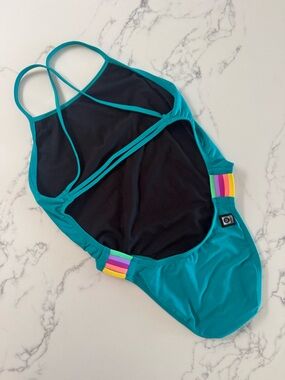 Jolyn Clothing Cammie One Piece Swimsuit - Dew - Size 30